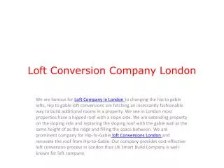 Loft Company London
