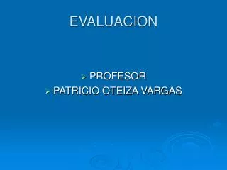 evaluacion