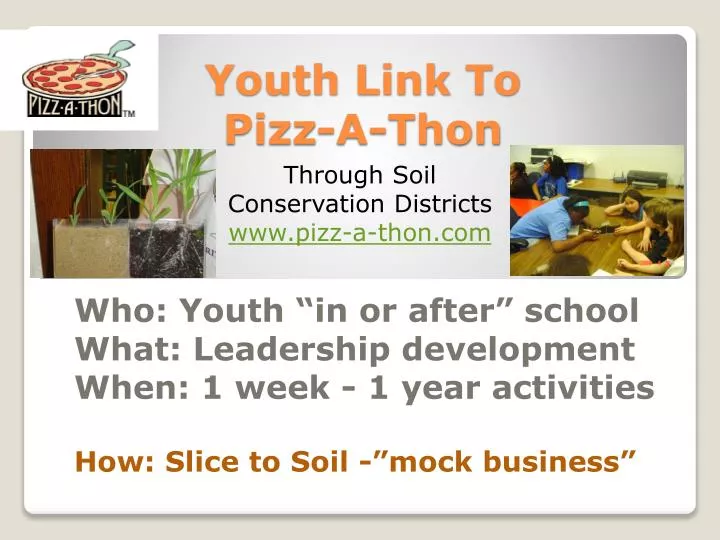 youth link to pizz a thon