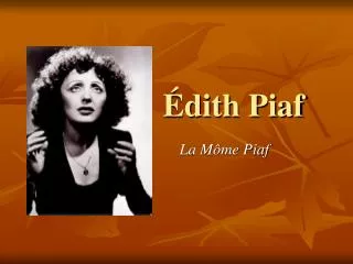 dith piaf