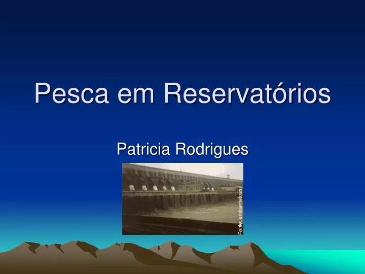 pesca em reservat rios