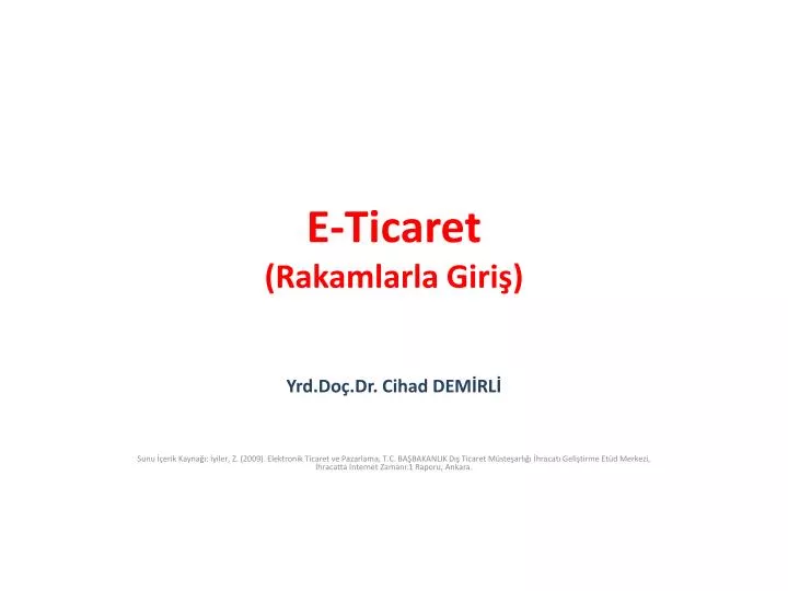 e ticaret rakamlarla giri