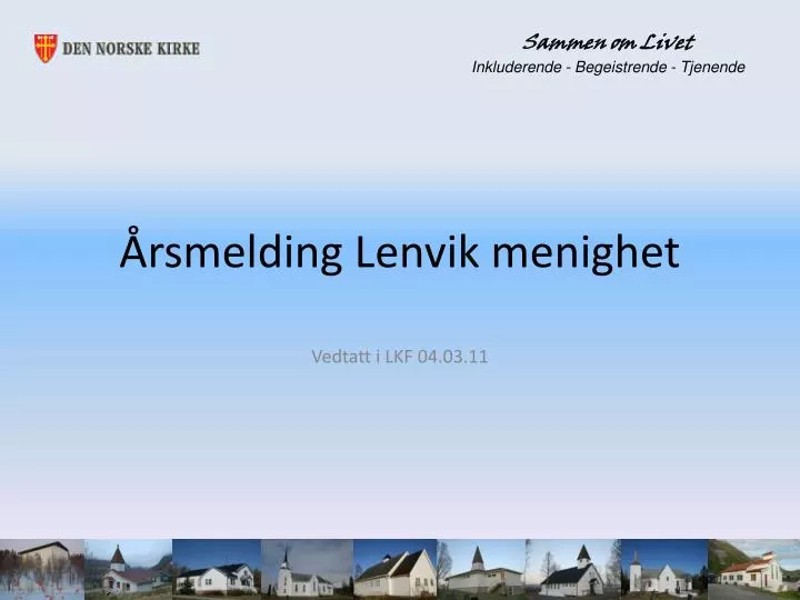 rsmelding lenvik menighet