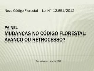 novo c digo florestal lei n 12 651 2012