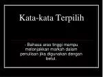 Kata-kata Terpilih - slide 1