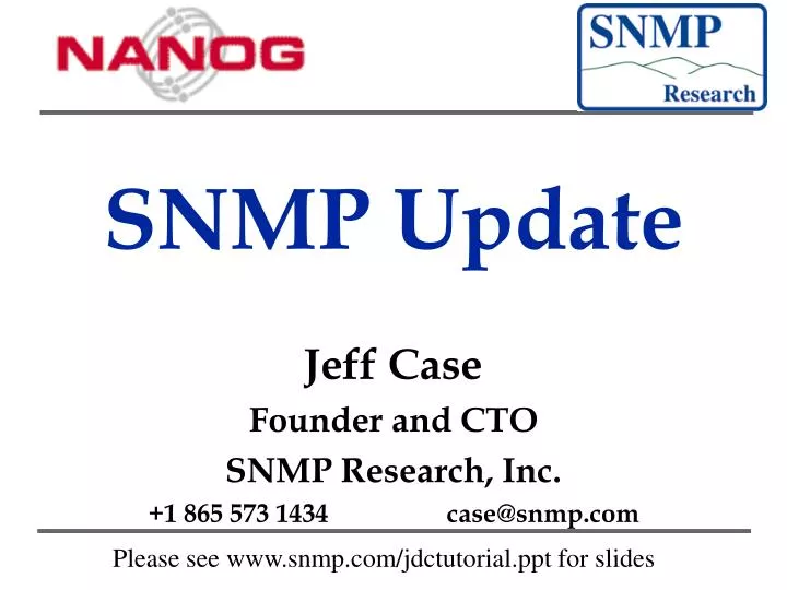 snmp update