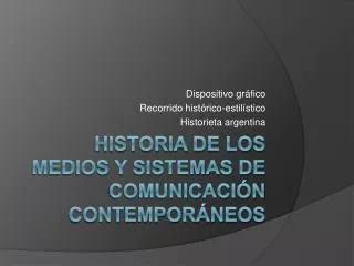 dispositivo gr fico recorrido hist rico estil stico historieta argentina