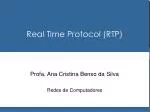 Real Time Protocol (RTP) - slide 1