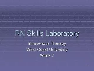 rn skills laboratory