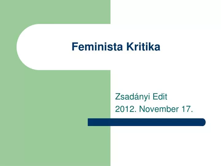 feminista kritika