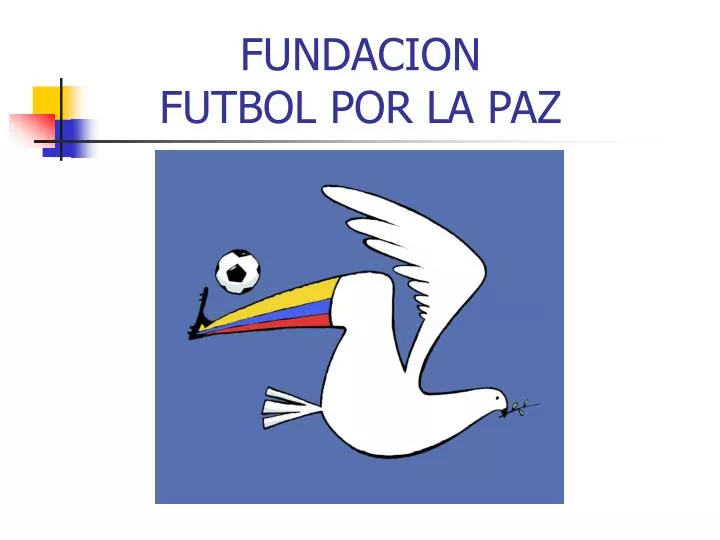 fundacion futbol por la paz