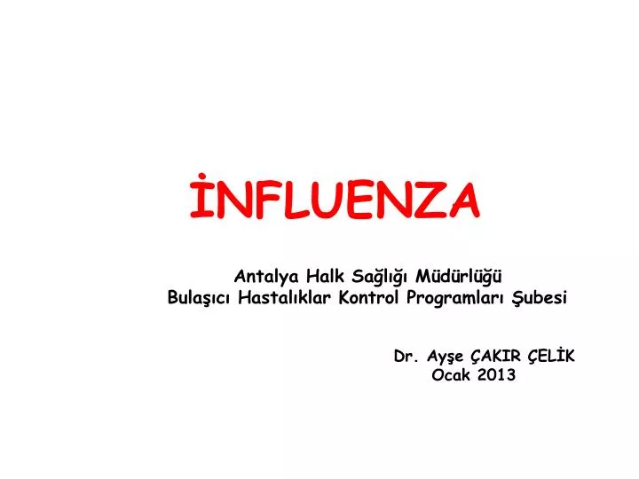 nfluenza