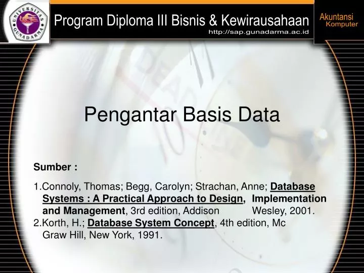 pengantar basis data