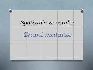 spotkanie ze sztuk