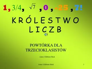 k r l e s t w o l i c z b