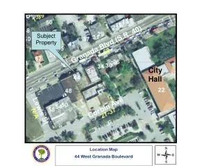 Location Map 44 West Granada Boulevard