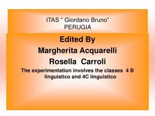 itas giordano bruno perugia