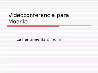 videoconferencia para moodle