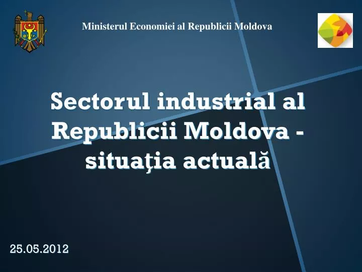 sectorul industrial al republicii moldova situa ia actual