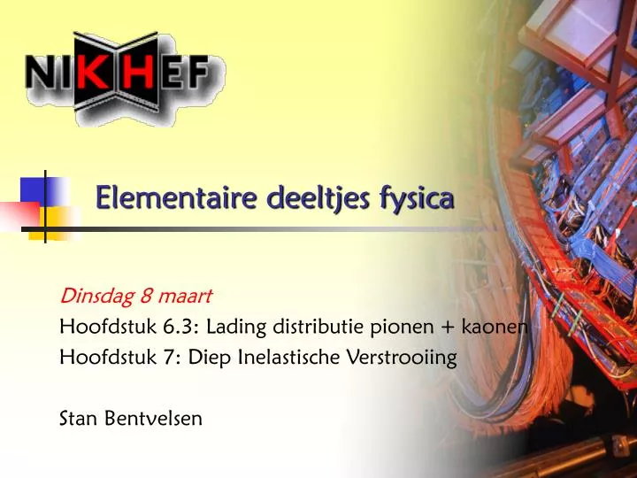 elementaire deeltjes fysica