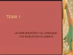 TEMA 1 - slide 1