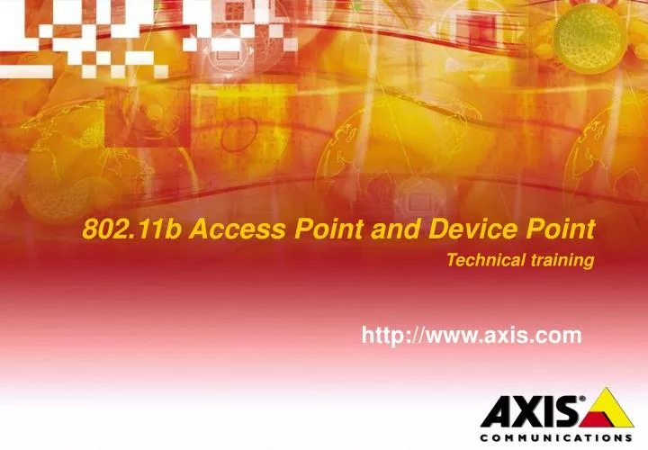 802 11b access point and device point technical training