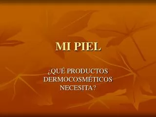 mi piel