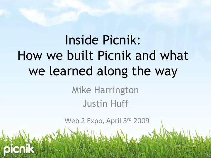 inside picnik how we built picnik and what we learned along the way