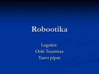 robootika