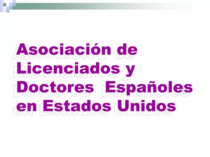 asociaci n de licenciados y doctores espa oles en estados unidos