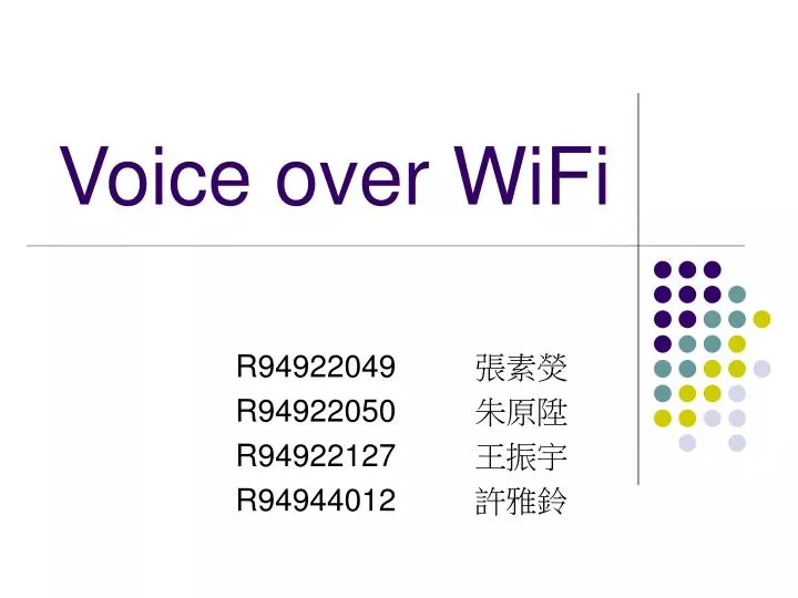 voice over wifi