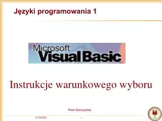 j zyki programowania 1