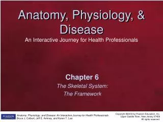 Chapter 6 The Skeletal System: The Framework