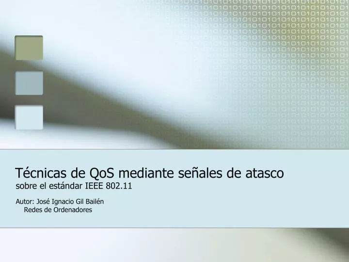 t cnicas de qos mediante se ales de atasco