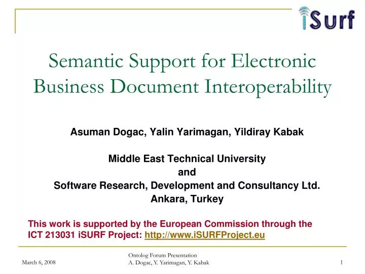 semantic support for electronic business document interoperability