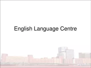 english language centre