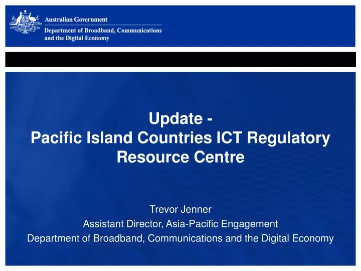 update pacific island countries ict regulatory resource centre