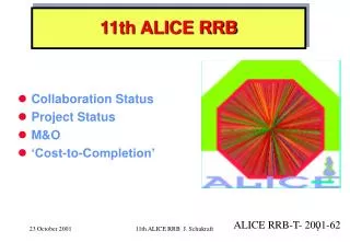 11th ALICE RRB