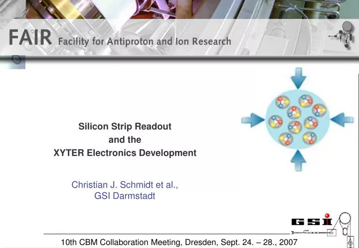 silicon strip readout and the xyter electronics development