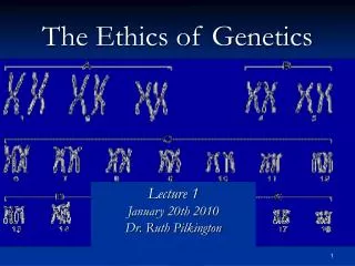 The Ethics of Genetics