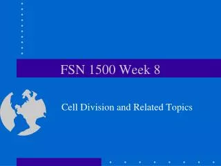 FSN 1500 Week 8