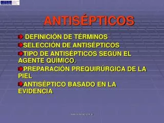 antis pticos