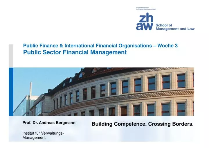 public finance international financial organisations woche 3 public sector financial management