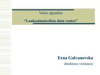 valsts a ent ra lauksaimniec bas datu centrs