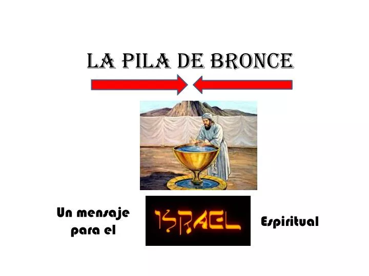 la pila de bronce