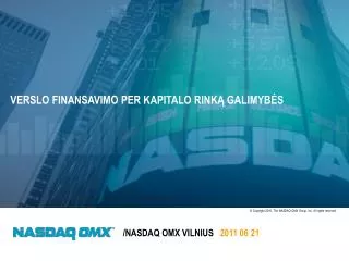 verslo finansavimo per k apitalo rink galimyb s