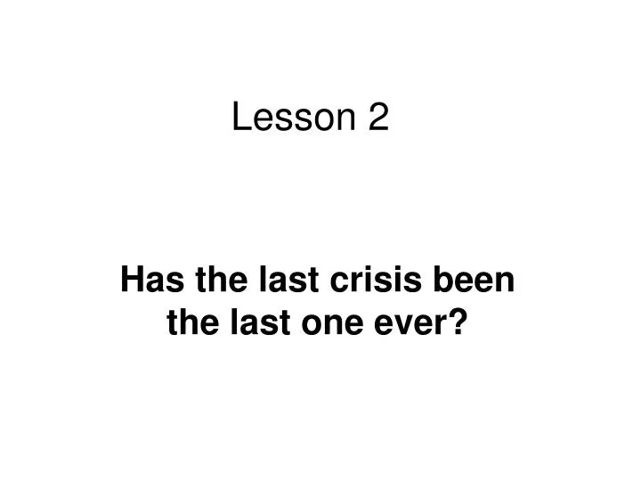 lesson 2