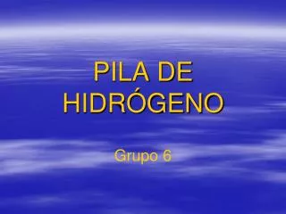 pila de hidr geno