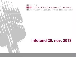 infotund 26 nov 2013