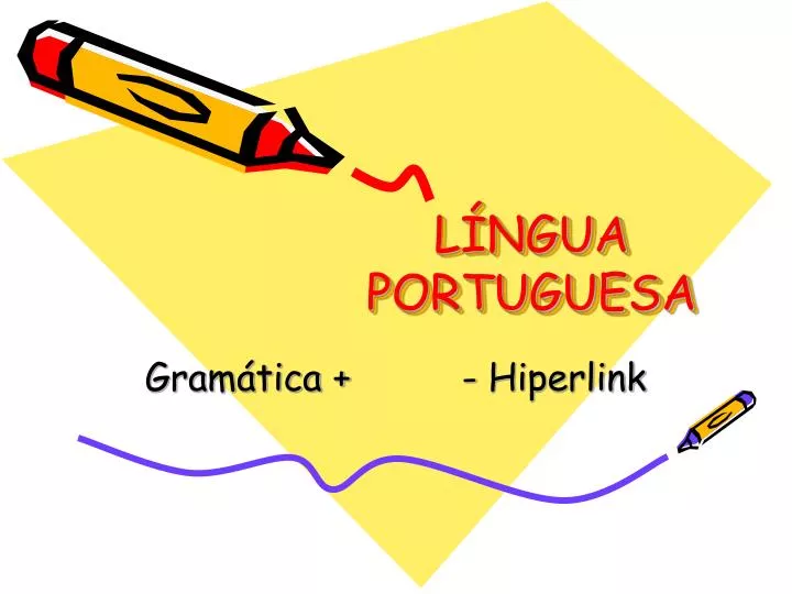 l ngua portuguesa